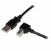 Cable USB A a USB B Startech USBAB2MR Negro