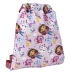 Mochila saco infantil Gabby's Dollhouse Cor de Rosa 27 x 33 cm