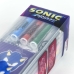 Schrijfset Sonic Blauw 24 Onderdelen