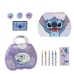 Set di Cancelleria Stitch Lilla 11 Pezzi