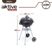 Coal Barbecue with Wheels Aktive Black Metal (Refurbished B)