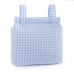 Organizer tas voor kinderwagen Mi bollito Blauw Vichy 10 x 35 x 35 cm