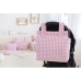 Organizer bag for baby stroller Mi bollito Pink Gingham 10 x 35 x 35 cm