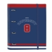 Ring binder Safta University Red Navy Blue A4