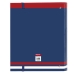 Ring binder Safta University Red Navy Blue A4