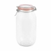 Jar La Mediterránea Hermetic Glass 2 L (6 Units)