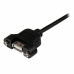 USB kábel Startech USBPNLAFAM2          Čierna 60 cm