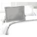Pillowcase Lovely Home 100% cotton Light grey 50 x 70 cm