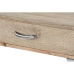 Juego de muebles Home ESPRIT Marrón Plateado Acero Madera de mango 110 x 40 x 76 cm (3 Piezas)