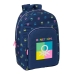 Mochila Escolar Benetton Cool Azul Marinho 30 x 46 x 14 cm