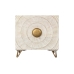 Aparador Home ESPRIT Branco Dourado 81 x 45 x 75 cm