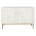 Credenza Home ESPRIT Bianco Dorato 120 x 45 x 80 cm