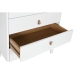 Cajonera Home ESPRIT Blanco Natural Polipropileno Madera MDF 80 x 40 x 117 cm