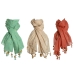 Doek Home ESPRIT Groen Beige Koraal (3 Stuks)