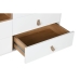 Cassettiera Home ESPRIT Bianco Naturale polipropilene Legno MDF 120 x 40 x 75 cm