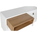 Cassettiera Home ESPRIT Bianco Naturale polipropilene Legno MDF 120 x 40 x 75 cm