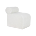 Banqueta Home ESPRIT Blanco Poliéster Madera MDF 48 x 69 x 63 cm