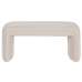 Stol Home ESPRIT Beige Polyester Træ MDF 100 x 41 x 44 cm