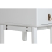 Noční stolek Home ESPRIT Bílý Přírodní Polyuretan Dřevo MDF 48 x 40 x 55 cm