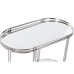 Postranní stolek Home ESPRIT Stříbřitý Ocel Zrcadlo 70 x 35 x 63 cm