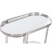 Side table Home ESPRIT Silver Steel Mirror 70 x 35 x 63 cm