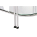 Postranný stolík Home ESPRIT Striebristý Oceľ Zrkadlo 70 x 35 x 63 cm