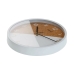 Horloge Murale Versa Blanc Plastique 4,5 x 30 x 30 cm