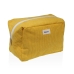 Neceser de Viaje Versa Corduroy Amarillo 12 x 16 x 24 cm