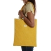 Bolsa de Compras Versa Corduroy Amarillo 40 x 33 cm