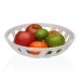 Fruit Bowl Versa White Ceramic Porcelain 28 x 7 x 28 cm