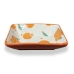 Fuente de Cocina Versa Naranja Cerámica Porcelana 9,3 x 2,5 x 7,3 cm