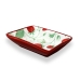 Serving Platter Versa Ceramic Porcelain Strawberries 9,3 x 2,5 x 7,3 cm