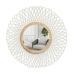 Wall mirror Versa White Bamboo Mirror Circular 2,5 x 75 x 75 cm