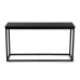 Console Versa Nero Metallo 30 x 60 x 110 cm