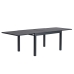 Dining Table Thais Graphite Aluminium 135 x 90 x 74 cm