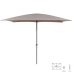 Parasol Tessa Taupe Alumínio 300 x 400 x 250 cm