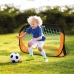 Set van 2 voetbaldoelen Aktive 120 x 80 x 80 cm (2 Stuks)