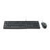 Клавиатура с мишка Logitech MK120 QWERTZ Черен немски