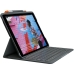 Tastiera Bluetooth Logitech Slim Folio Nero Grigio Grafite Tedesco QWERTZ