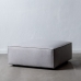 Pouf Gris clair Bois Plume Foam 94 x 94 x 44 cm Moderne Modulaire