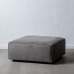 Pouf Gris Bois Plume Foam 94 x 94 x 44 cm Modulaire