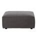 Pouf Gris Bois Plume Foam 94 x 94 x 44 cm Modulaire