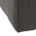 Puff Grau Holz Feder Foam 94 x 94 x 44 cm Modular