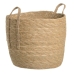 Kurvsett Naturell Siv 38 x 38 x 33 cm (3 Deler)