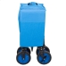 Carrello Multiuso Aktive Azzurro Nero Poliestere PVC Acciaio 88 x 108 x 47 cm Pieghevole Spiaggia