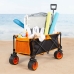 Chariot Multi-usages Aktive Orange Polyester PVC Acier 86 x 108 x 44 cm Pliable Plage