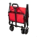 Carro Multiusos Aktive Rojo Poliéster Acero 65 x 94 x 40 cm Plegable Playa