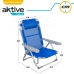Folding Chair Aktive Blue 48 x 90 x 60 cm 2 Units