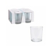 Sett med glass Excellent Houseware ye6000410 Gjennomsiktig Krystall 280 ml (4 enheter)