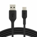 USB A till USB C Kabel Belkin CAB001bt1MBK Svart 1 m